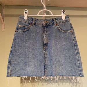 Jupe en jeans top shop